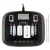 Baterijų įkroviklis everActive NC-900U Universal DC — įkrauna AA, AAA, C, D, 9V, iki 6 elementų, juodas