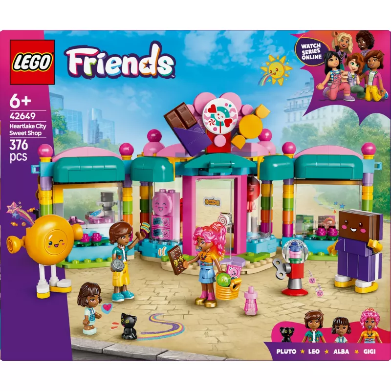 LEGO FRIENDS 42649 „Širdies ežero miesto“ saldainių parduotuvė