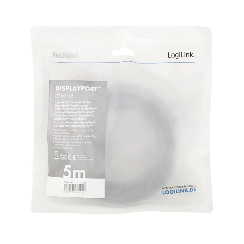 Logilink CDA0103 jungiamumo priedas, juodas
