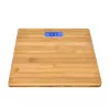 Elektroninės asmeninės svarstyklės Jata HBAS1489 — 180 kg talpa, 100 g tikslumas, 10,2 cm LCD, bambuko platforma