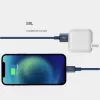 USB-A į Lightning laidas Orsen S9L 1 m 2,1 A — juodas