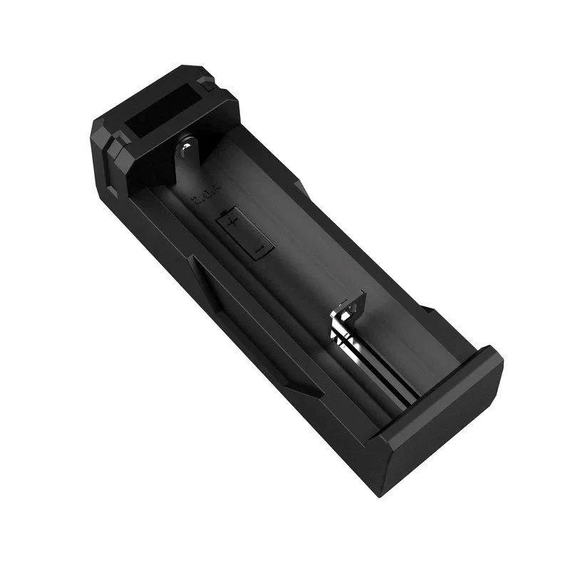 Baterijų įkroviklis XTAR SC1 vienos vietos USB-C, skirtas Li-ion 18650 elementams, 1 vieta, juodas