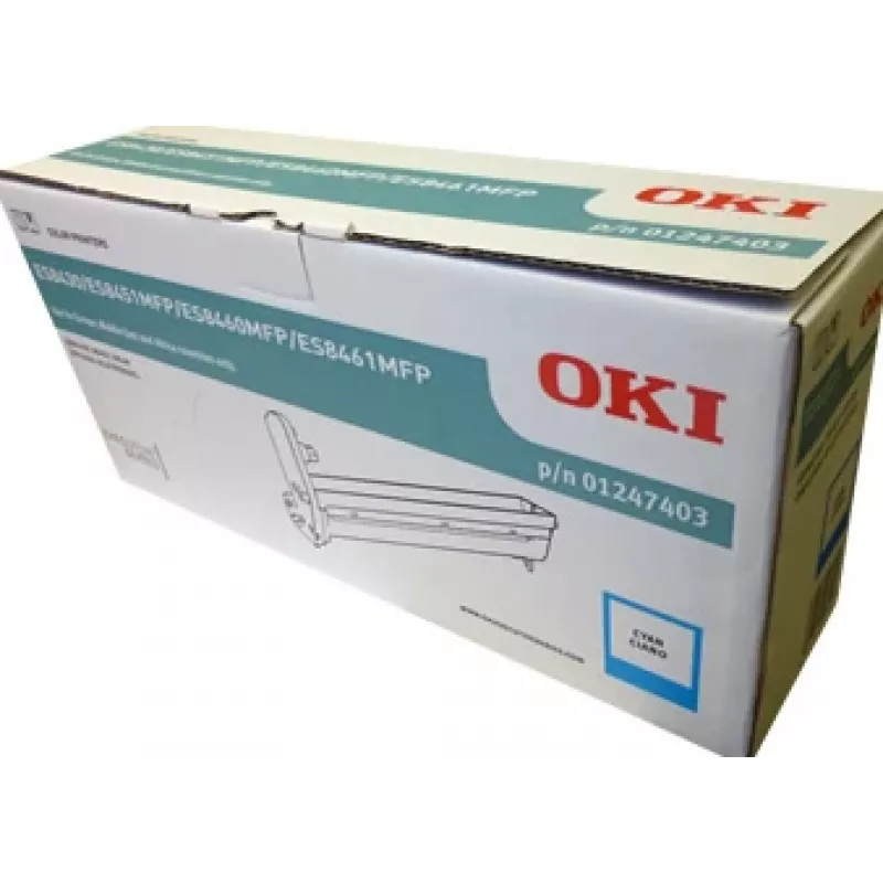 “OKI” EP kasetė - žydra - Originali - būgno blokas - skirta ES 8430, 8451, 8460, 8461 (01247403)
