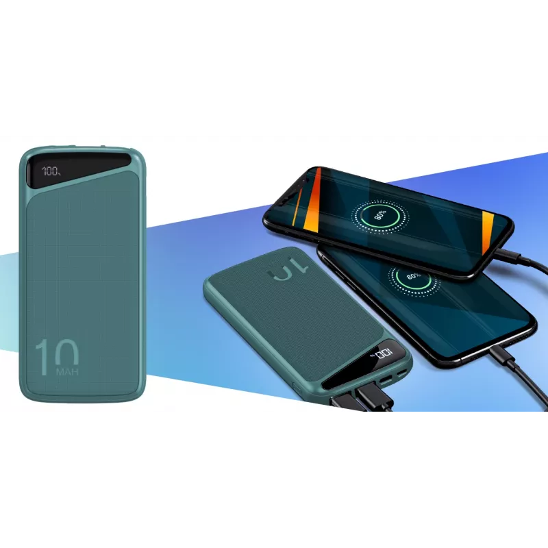 Navitel PWR10 MX ŽALIA išorinė baterija 10000 mAh