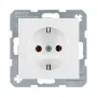 Kištukinis lizdas Type F berker 47431909 — 16 A, 250 V, baltas plastikas