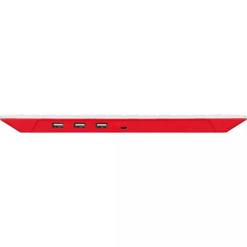 Laidinė USB klaviatūra Raspberry PI klaviatūra DE RB-TASTA01W — USB jungtis, vokiškas išdėstymas