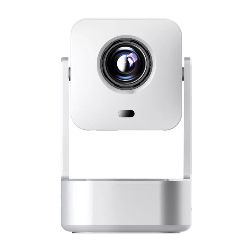 EXTRALINK SMART projektorius CINEMA&KARAOKE IMS360 1920X1080P ANDROID 13 projektorius filmams, žaidimams ir muzikai su 2 MIKROFONAIS baltas 300 liumenų LCD