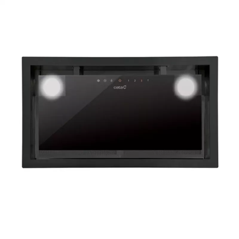 Įmontuojamas gartraukis CATA GC DUAL BK — 492 mm plotis, 1200 m³/h, metalinis filtras, 50 dB