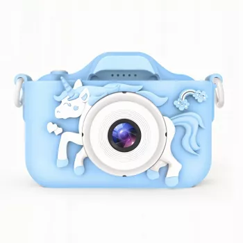 Extralink vaikų fotoaparatas H29 Single Blue, 1080P 30fps, 2.0 colių ekrano skaitmeninis fotoaparatas