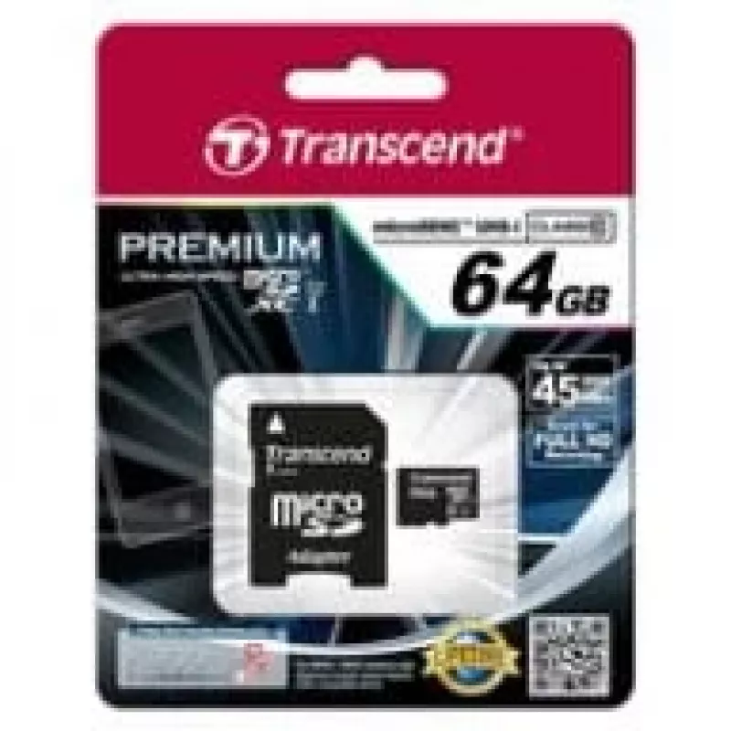 Transcend 64 GB MicroSDXC UHS-I TS64GUSDU1