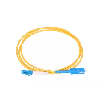 Patchcord Extralink LC/UPC – SC/UPC Single‑Mode G.652D, simplex, 3 mm, 0.5 m