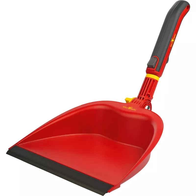 Šiukšlių semtuvėlis WOLF-Garten BK-M 25 cm raudona/pilka — lauko sodo semtuvėlis, kompaktiškas 25 cm pločio