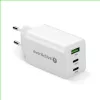 Maitinimo įkroviklis everActive SQ-655Q 65W, 1×USB-A + 2×USB-C greitasis įkrovimas