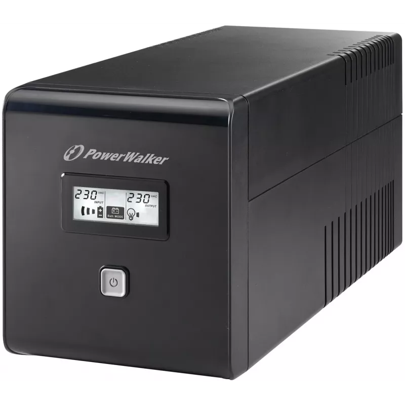 PowerWalker VI 1000 LCD 1 kVA 600 W 4 kintamosios srovės lizdai