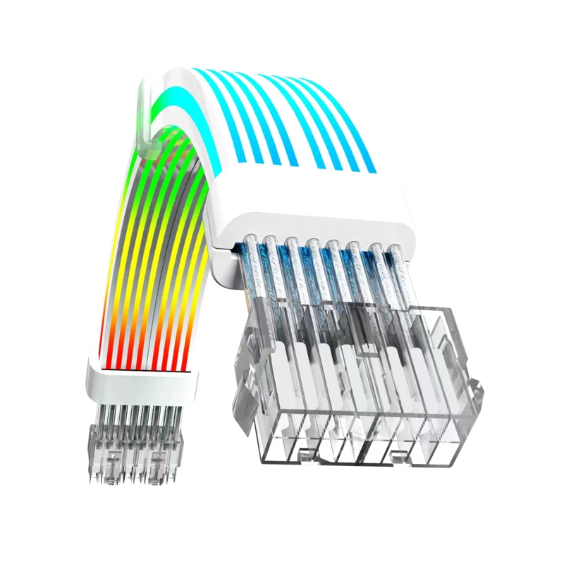 Gamemax | PSU Extension kabelis | VGA/CPU 2x8PIN-B | White