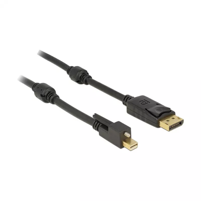 DisplayPort kabelis DeLOCK 83722 Mini DisplayPort 2m Juoda