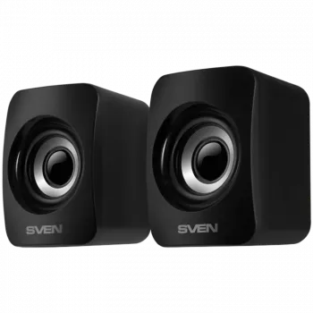 SVEN 130 maitinami per USB (2x3 W); garsumo reguliavimas gale