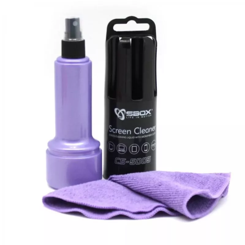 Sbox CS-5005U ekrano valiklis 150 ml violetinis