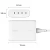 Belkin WCH010VFWH mobiliojo įrenginio įkroviklis Baltas Vidaus