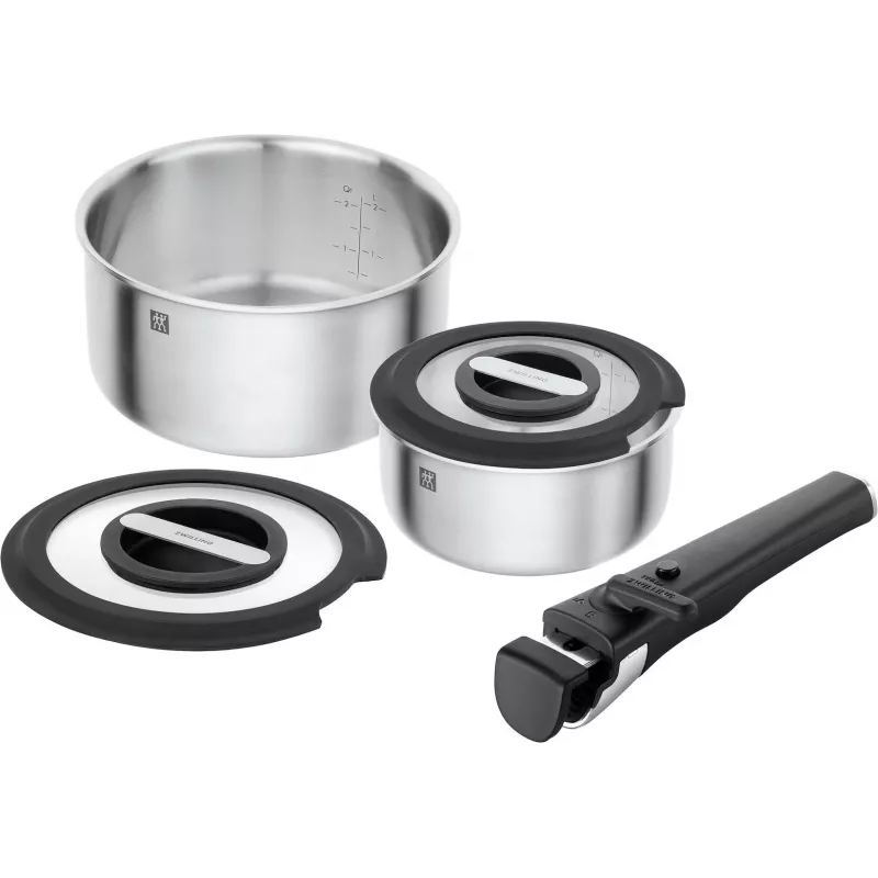 Virtuvės indų rinkinys ZWILLING Unlock 5 dalių, 18/10 nerūdijančio plieno, modelis 1034435