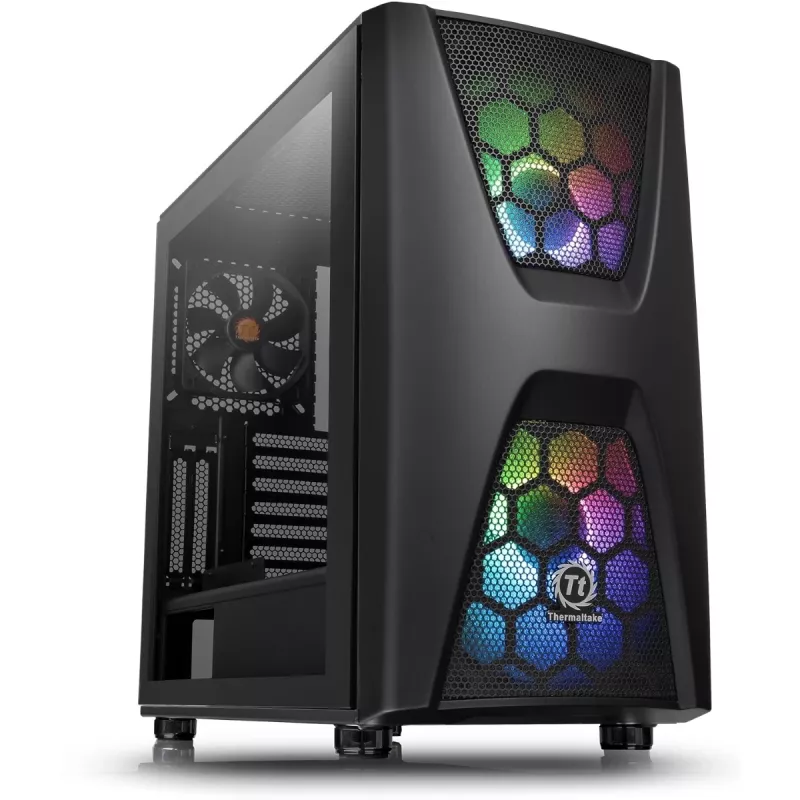 PC korpusas Commander C34 Temperuotas stiklas ARGB