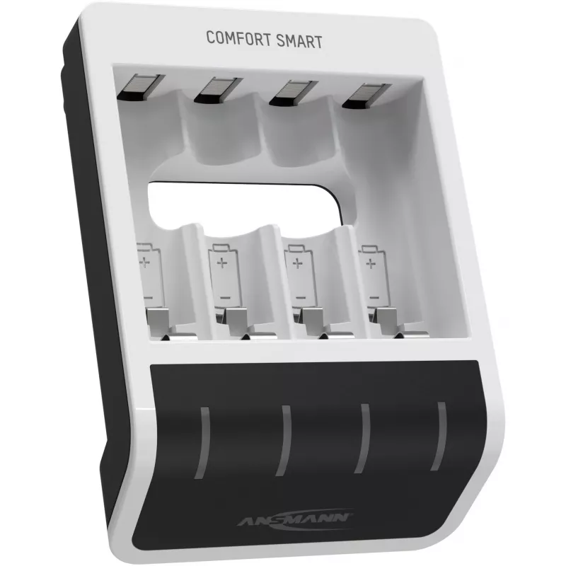 Baterijų įkroviklis Ansmann Comfort Smart buitiniams akumuliatoriams USB