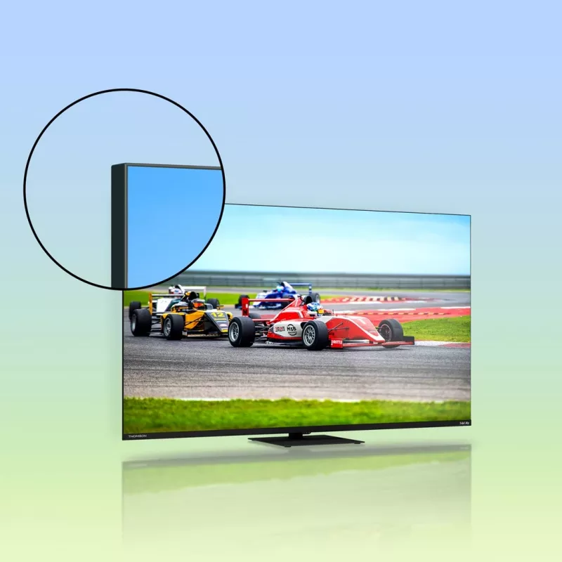 Thomson Q70 serijos 55QG7C14 televizorius 139,7 cm (55 inch) 4K Ultra HD išmanusis televizorius „Wi-Fi“ juodas 350 cd/m²