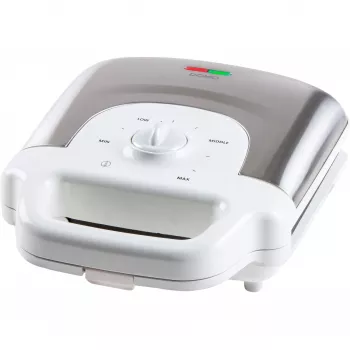 Vaflių keptuvė Domo DO9222W 2 vafliams 900 W juoda balta