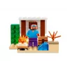 Lego Minecraft 21251 Steve'o dykumos ekspedicijos žaislų biomas komplektas