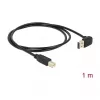 USB laidas DeLOCK 85558 USB 2.0 1 m USB A USB B juodas