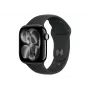 Apple Watch Series 11 GPS + Cellular 42 mm Jet Juoda aliuminio korpusas su juoda sportine apyranke - M/L | Apple