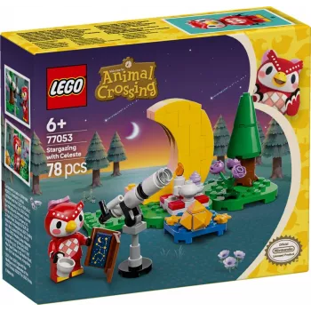 Konstrukcinis žaislas LEGO Animal Crossing Žvaigždžių stebėjimas su Eufemija rinkinys 77053