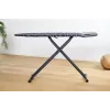 Viso dydžio lyginimo lenta Taurus 994178000 — 410 x 1250 mm, reguliuojamas aukštis iki 930 mm, medvilninė danga, juoda