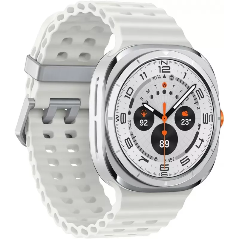 Išmanusis laikrodis Samsung Galaxy Watch Ultra 47 mm Titanium White — AMOLED 1,5 colio, 4G, 64 GB, 590 mAh