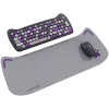 Belaidis klaviatūros ir pelės rinkinys CANYON HSET-W6 Kitty Edition – violetinė