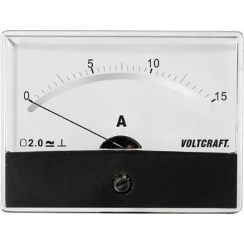 Voltcraft AM-86X65/15A/DC montavimo matavimo prietaisas AM-86X65/15A/DC 15 A magnetoelektrinis matuoklis (AM-86X65/15A/DC)