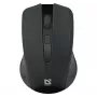 Belaidė RF pelė DEFENDER Accura MM-935 — optinė 1600 DPI, abiem rankoms tinkama, 3 mygtukai, USB imtuvas, juoda