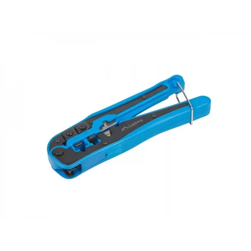 Užspaudimo įrankis LANBERG NT-0202 RJ-11 jungtims, maks. kabelio skersmuo 6 mm, juoda/mėlyna