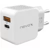 nevox USB PD Type C + USB QC 3.0 įkroviklis 30 W baltas (2009)