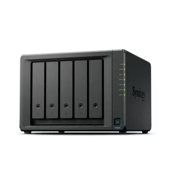 Diskų masyvas Synology DX525, stalinis išplėtimo įrenginys, 5 lizdai, skirtas 3,5 inch HDD/SSD, SATA, karštojo keitimo, juodas