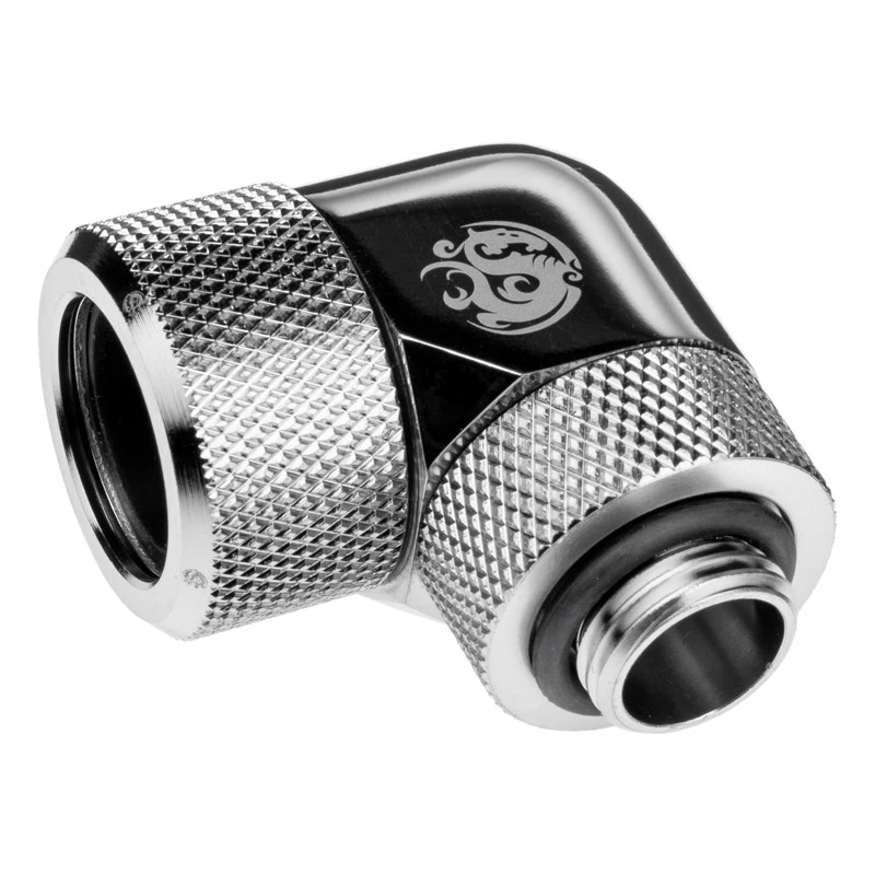 Kompiuterinės aušinimo sistemos vamzdelis BitsPower BP-E90RMLA16, žalvaris, 16 mm skersmuo, sidabrinis