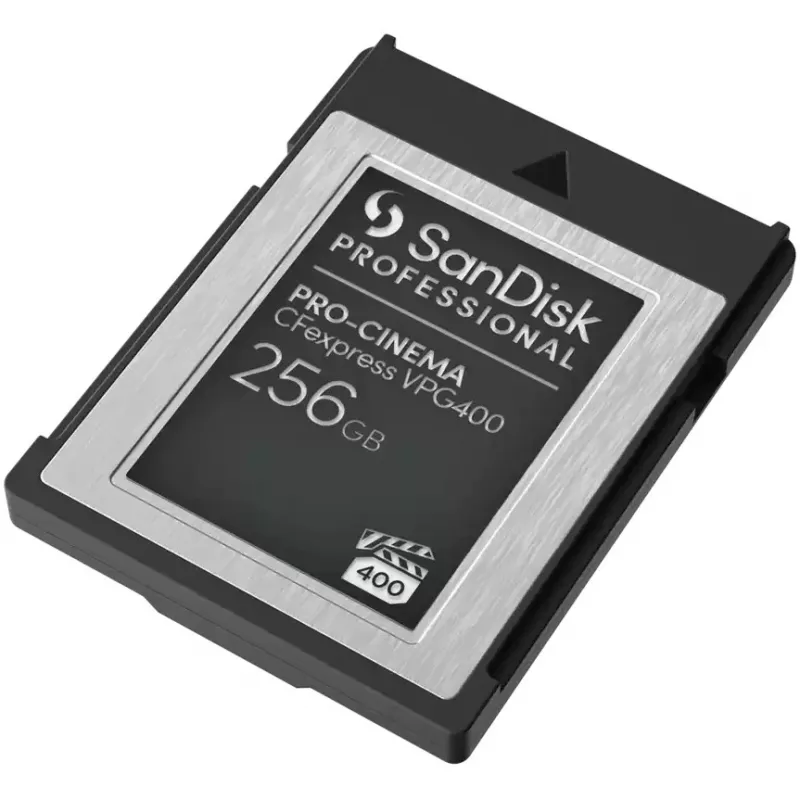 SANDISK Professional PRO-CINEMA 256 GB CFexpress VPG400 B tipo kortelė, iki 1700 MB/s skaitymo, 1400 MB/s rašymo