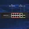 Ethernet komutatorius QOLTEC 52297 PoE RJ45 su PoE aukštyniniu ir SFP prievadu