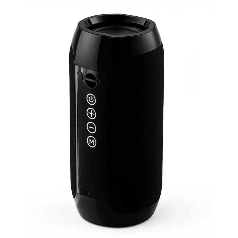 Nešiojamas „Bluetooth“ stereofoninis garsiakalbis SQUEAK SQ1008 — 14 W RMS, „Bluetooth 5.3“, 1200 mAh, IPX4, FM, LED, AUX, USB