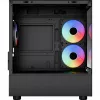Mikro/Mini-ITX kompiuterio korpusas AEROCOOL Geh Viewport Mini-G-BK-v4 ARGB juodas