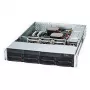 Super Micro Supermicro SC825 TQC-600LPB - Rack Mount 2U - E-ATX - SATA/SAS - Hot-Swap 600 Watt - Juoda (CSE-825TQC-600LPB)