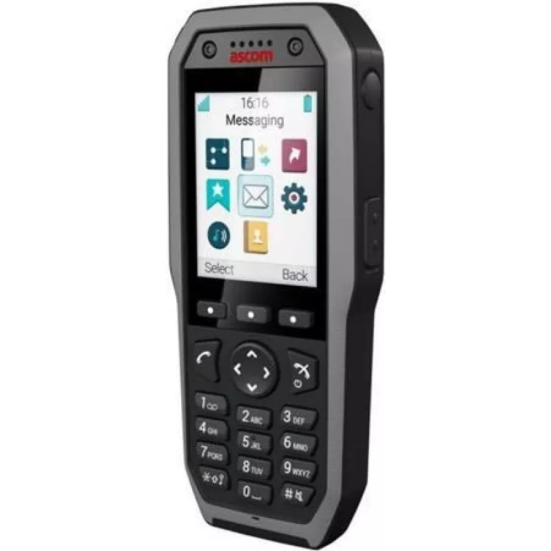 Ascom DH8-AAAA ekranas, juodas