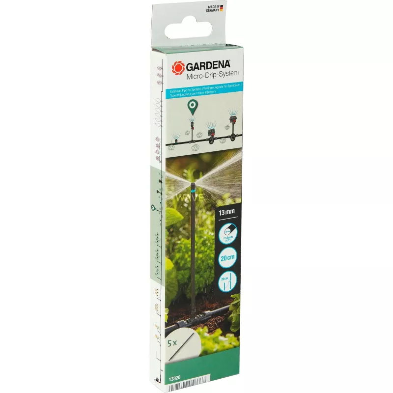 Laistymo sistemos dalis Gardena 13326-20 Plastikinė Juoda 200mm 5 vnt.