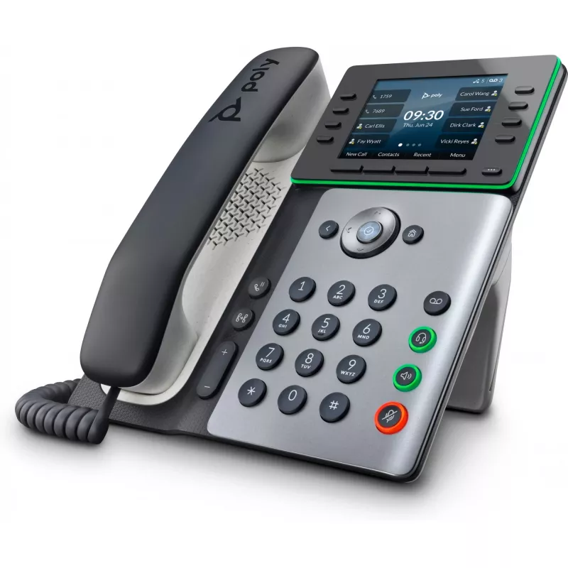 HP Poly Edge E320 IP telefonas su PoE, IPS, 320 x 240 pikselių, 4:3, HTTPS, ENERGY STAR, EAC, RoHS, Federal Communications Commission (FCC), CE, BSMI