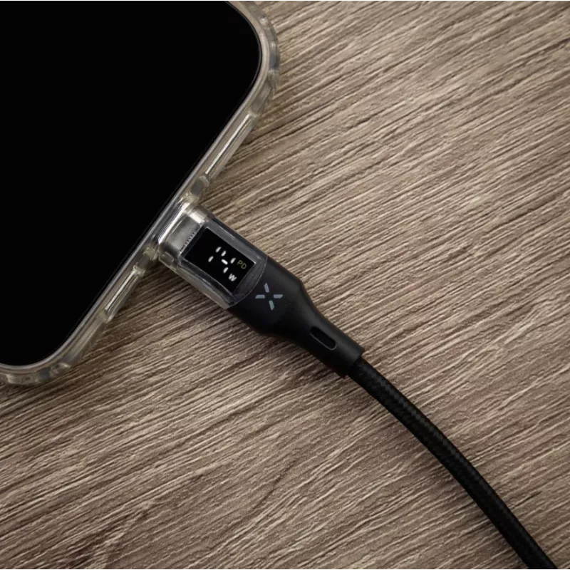 Fiksuotas | USB-C/USB-C laidas su vaizdo perdavimu, PD palaikymu, 2m, USB 2.0, 100W | FIXDD-CC2-BK